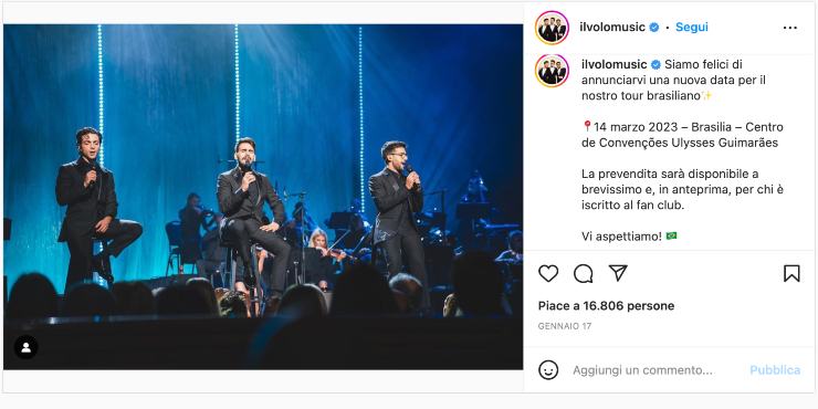 Il Volo fan pazzi di gioia, arriva la notizia: "Siamo felici di annunciarvi che..."