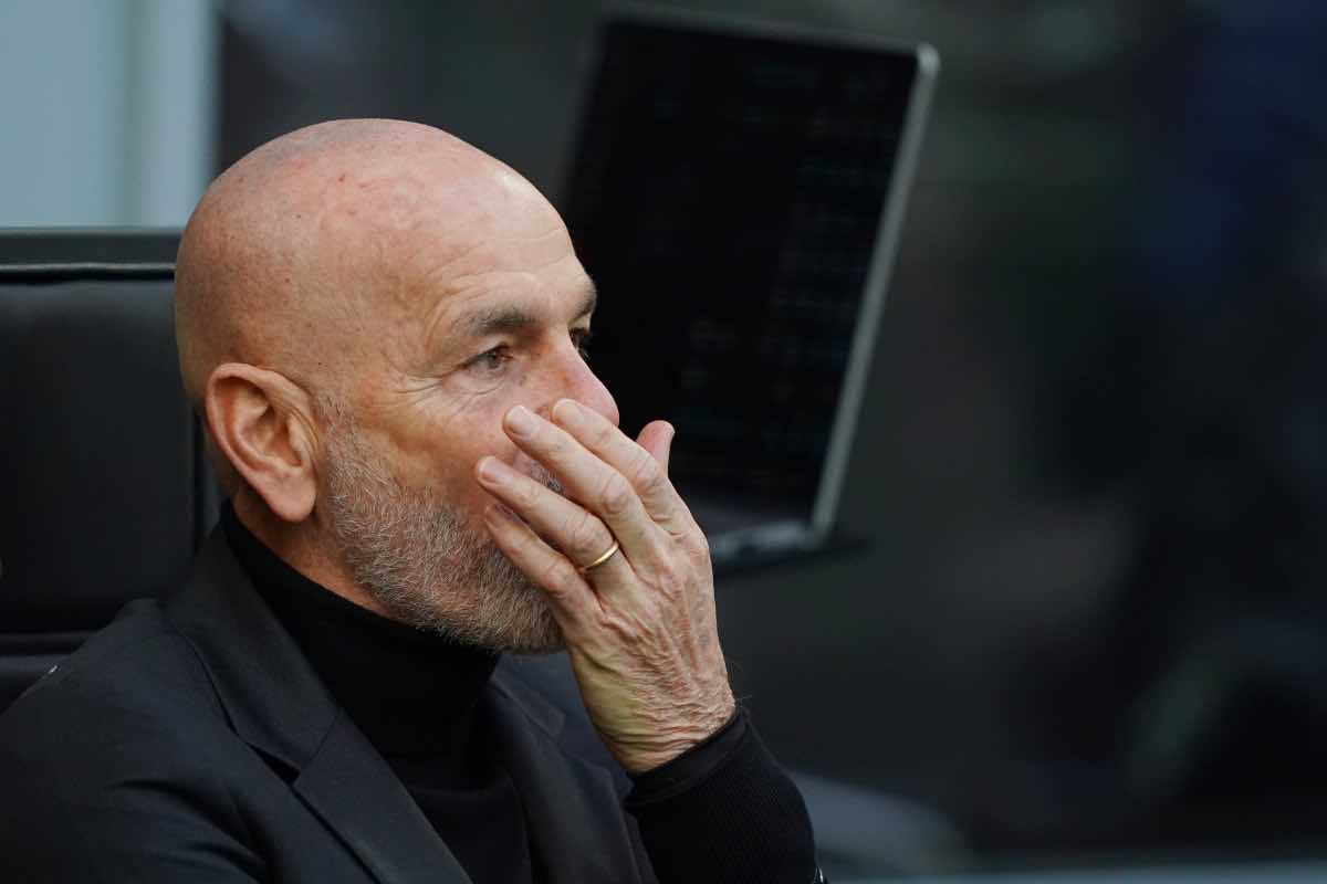 Stefano Pioli amareggiato