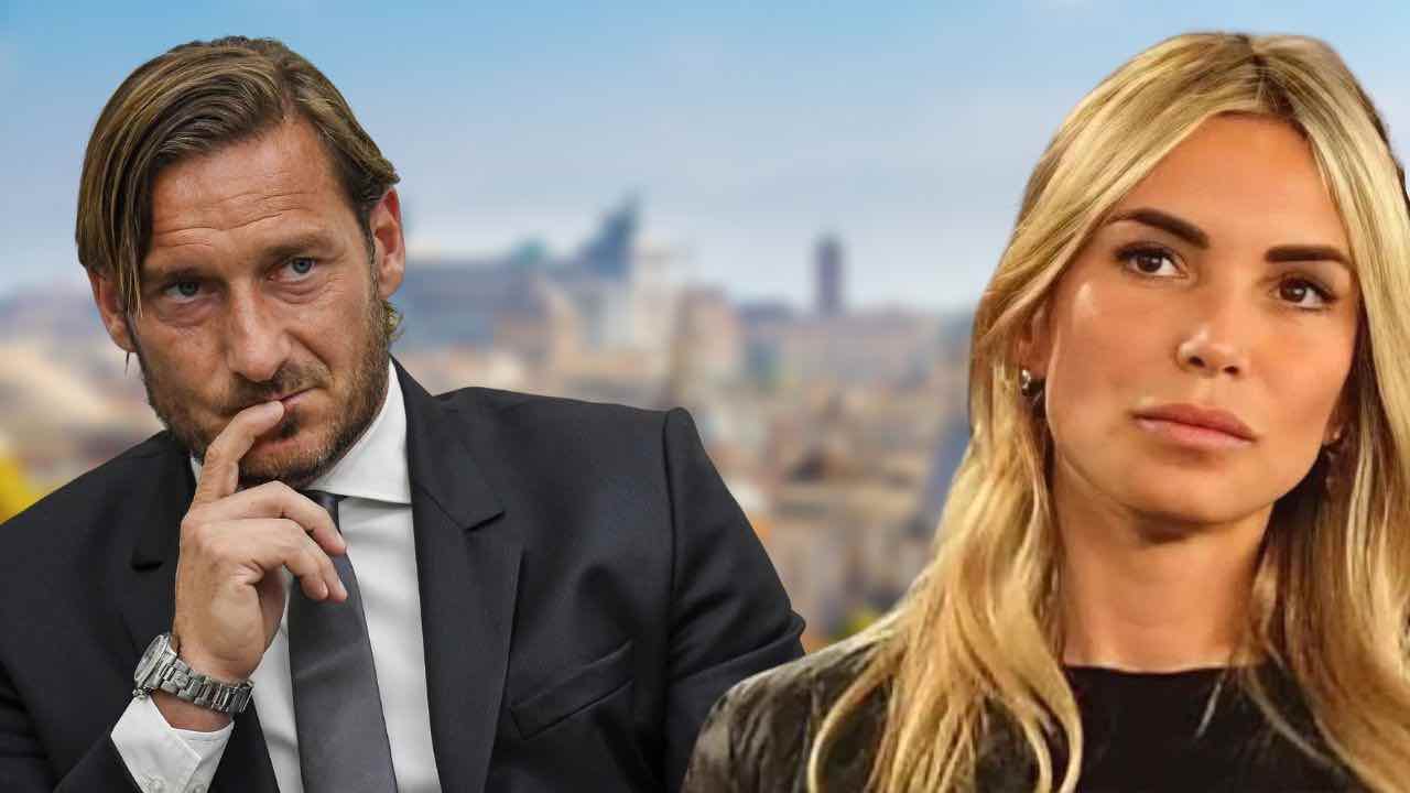 Francesco Totti e Noemi Bocchi (foto newsby, newsby)