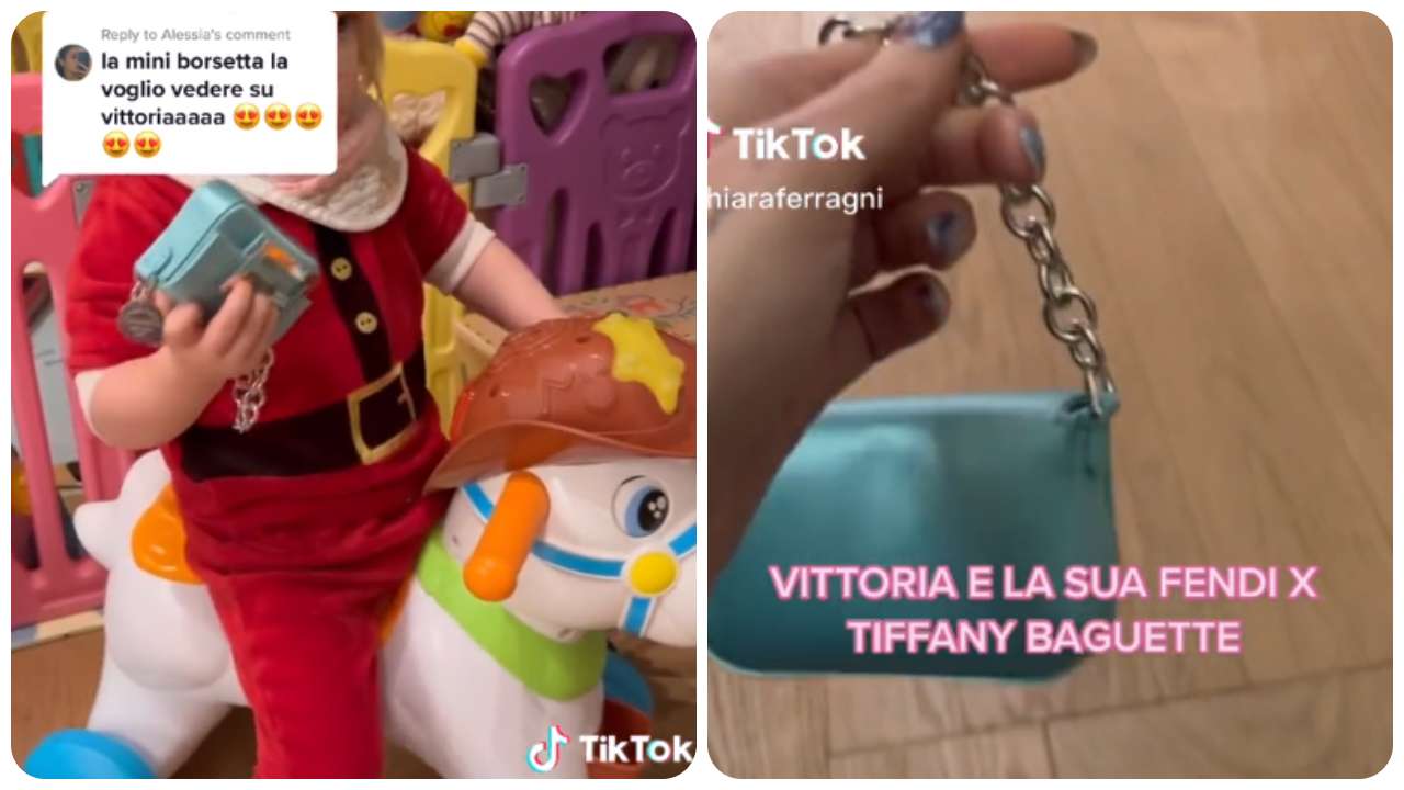 Baby Vittoria borsa fendi newsby