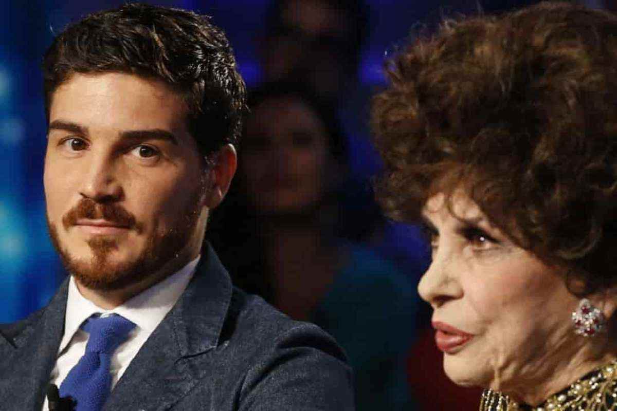 Andrea Piazzolla e Gina Lollobrigida