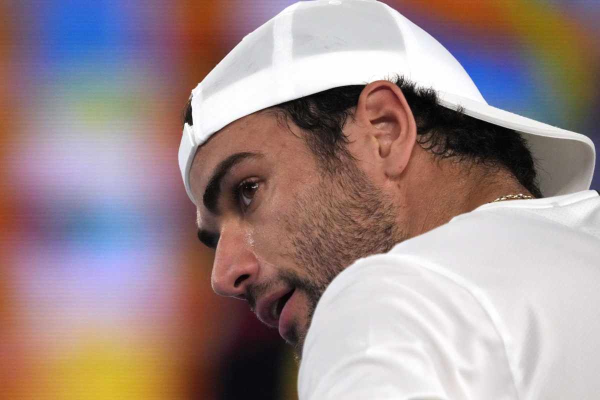 Berrettini in campo tennis