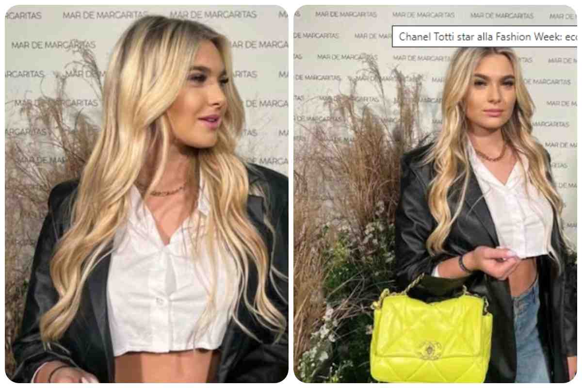 Chanel Totti alla Fashion Week