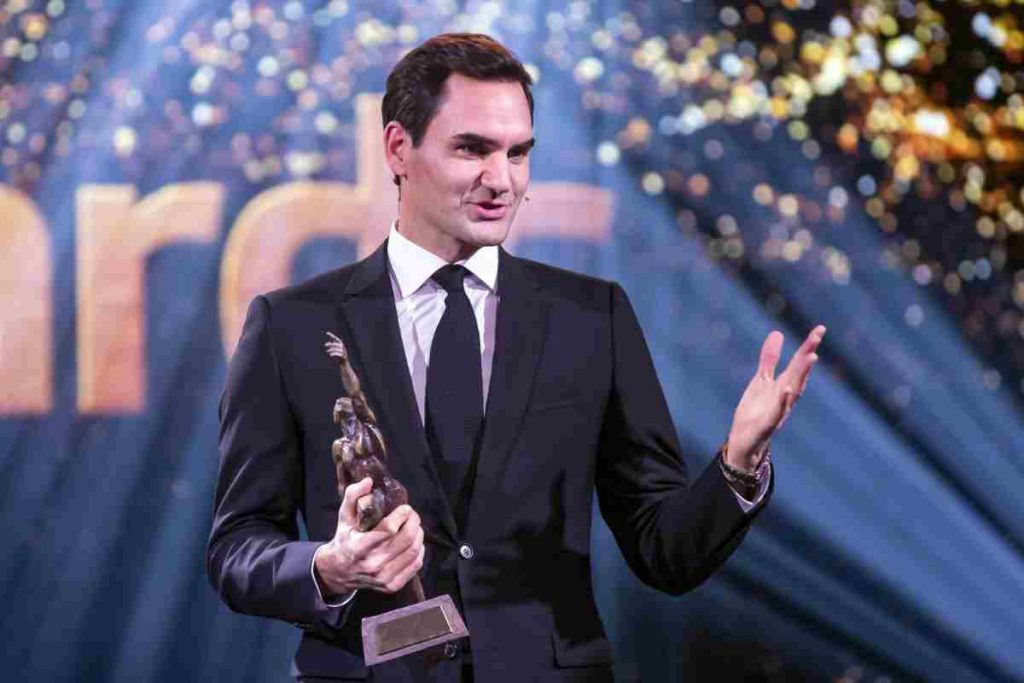Roger Federer premiato