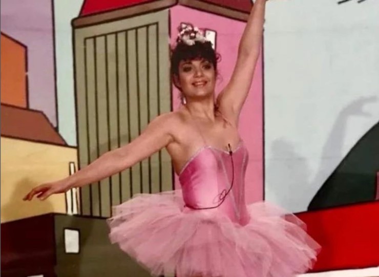 Gegia negli anni ’80 in tv