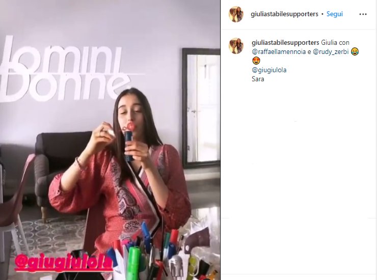 Giulia Stabile ad Uomini e Donne