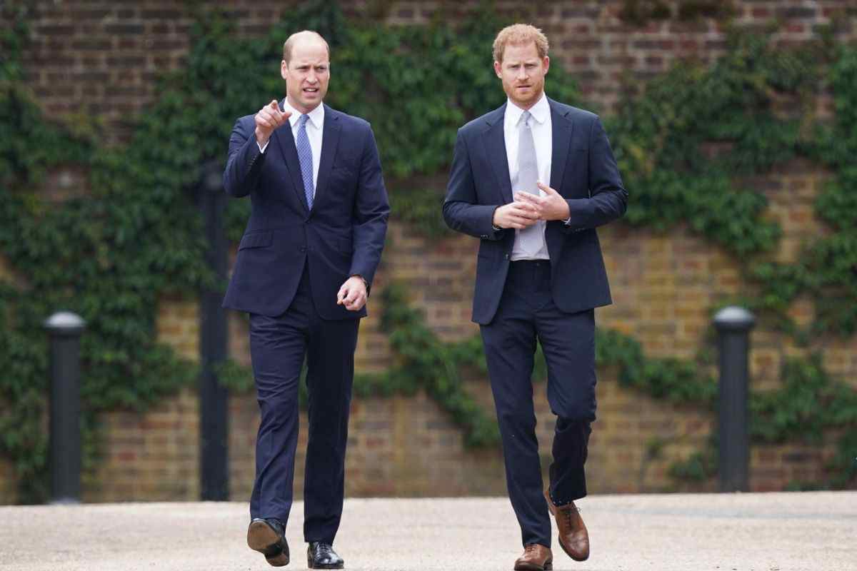 Gelo tra Harry e William