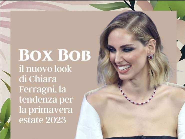 Il look Box Bob di Chiara Ferragni