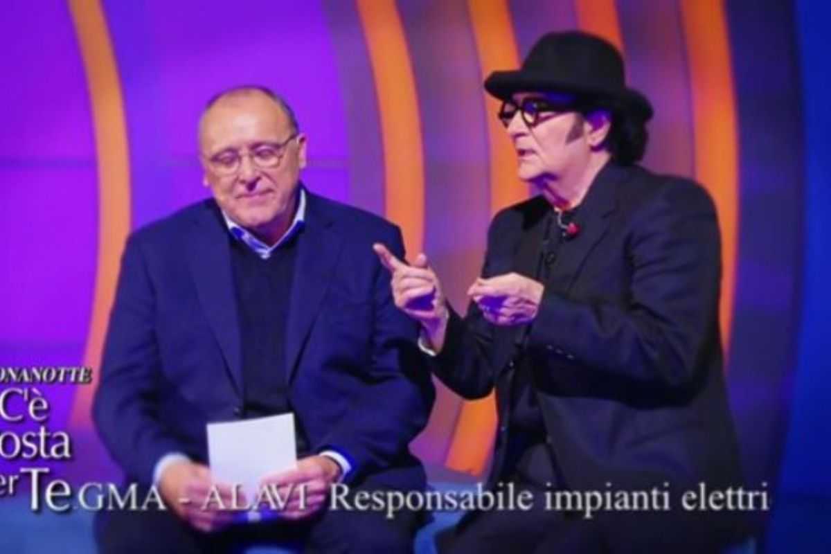 Renato Zero a C'è posta per Te