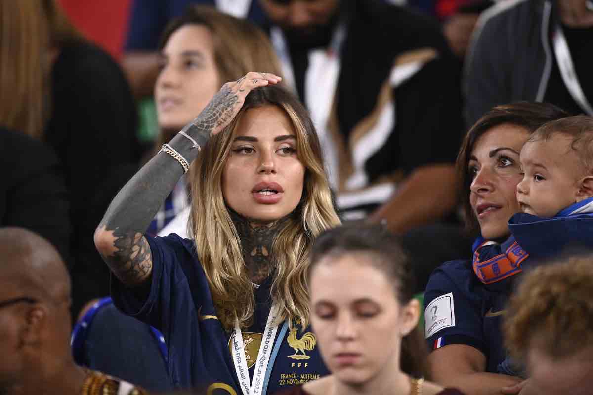 Zoe Cristofoli sugli spalti in Qatar
