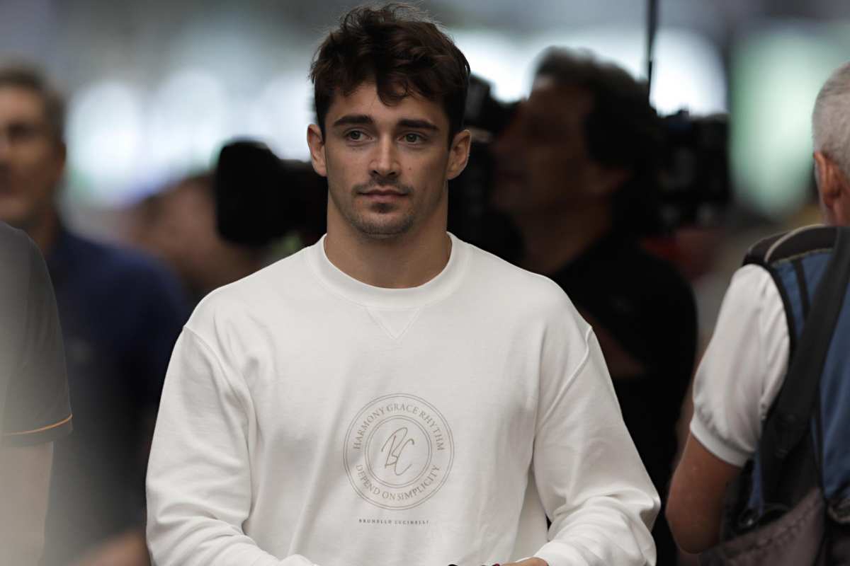 Leclerc sorride Formula 1