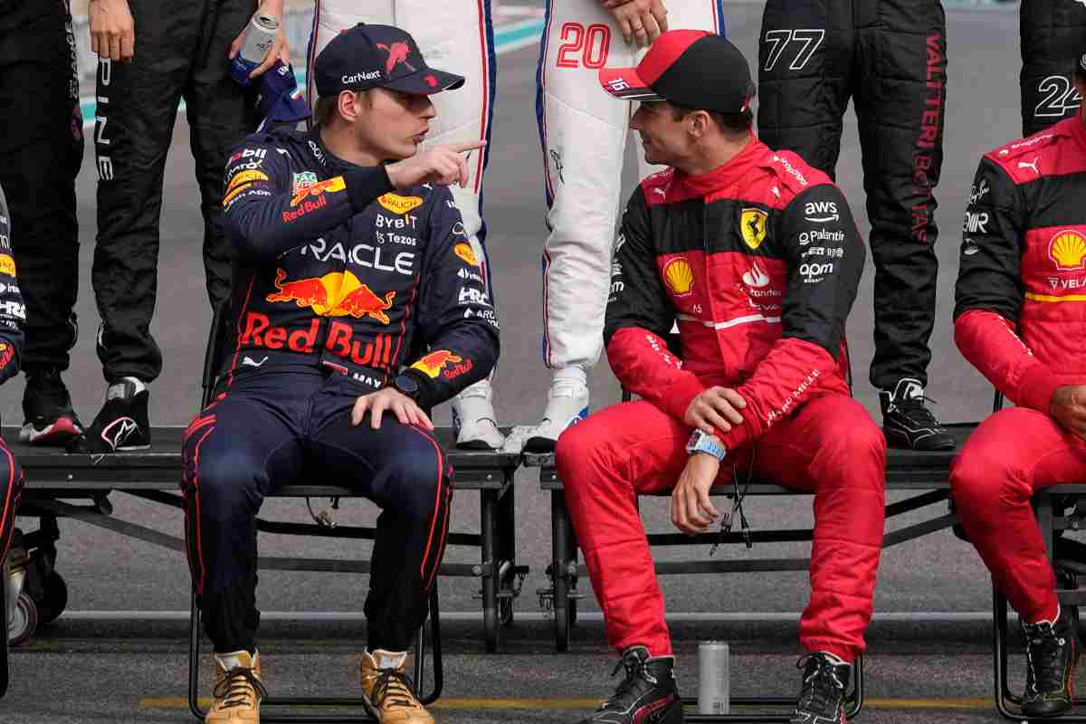 Leclerc Verstappen