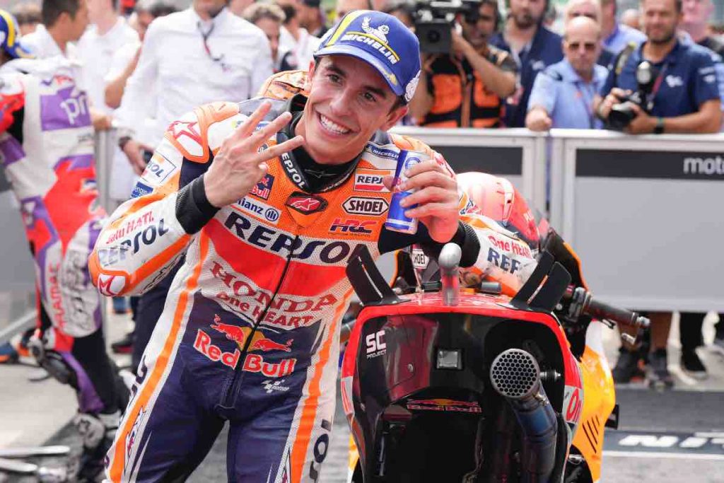 Marquez sorride