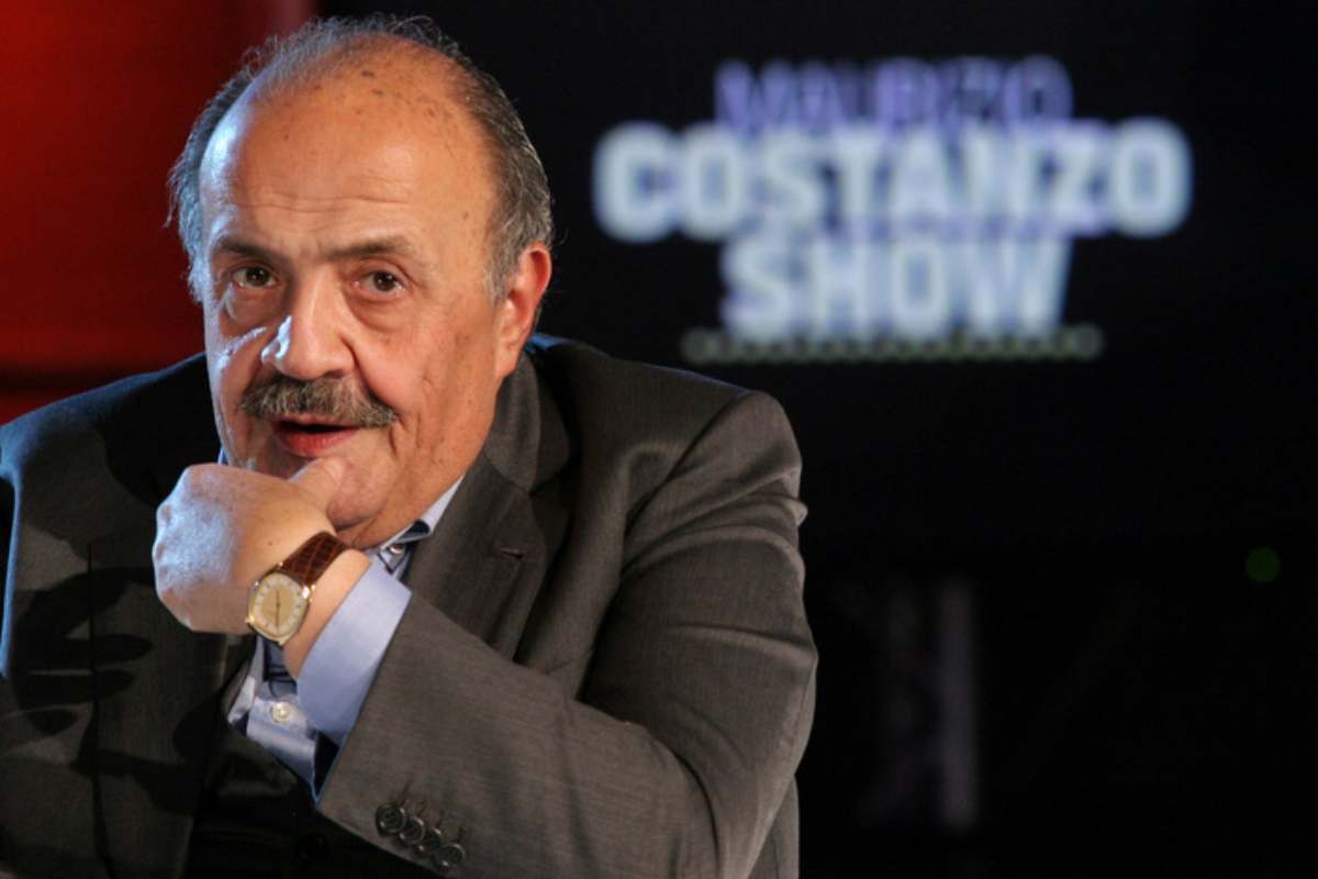 Il conduttore televisivo Maurizio Costanzo