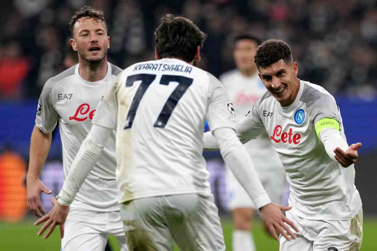 Kvaratskhelia e Di Lorenzo Napoli