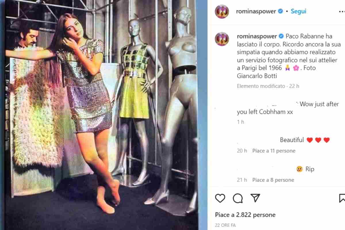 Una foto d'archivio di Romina Power
