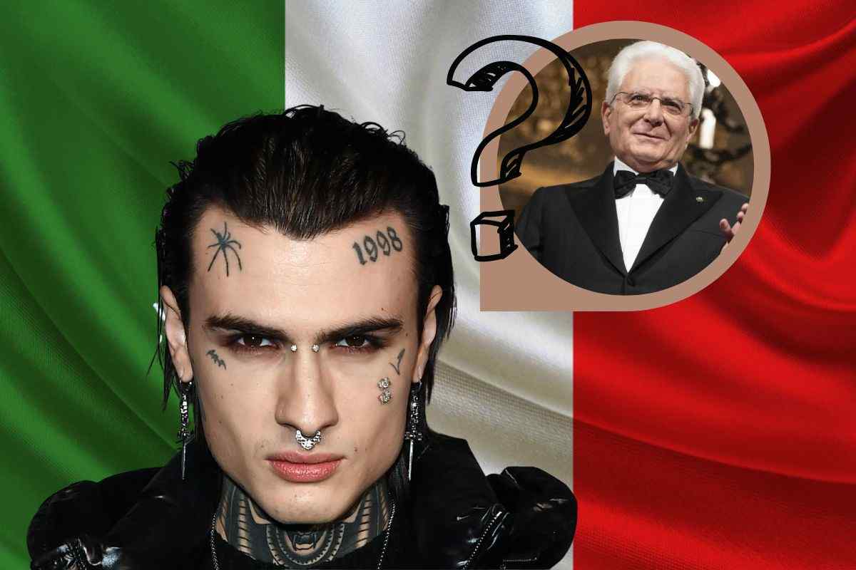 Il cantante messo in difficoltà dalla domanda