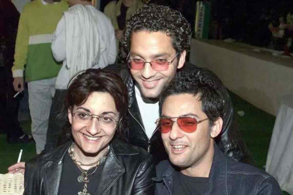 I fratelli Fiorello felici: Rosario, Beppe, Catena