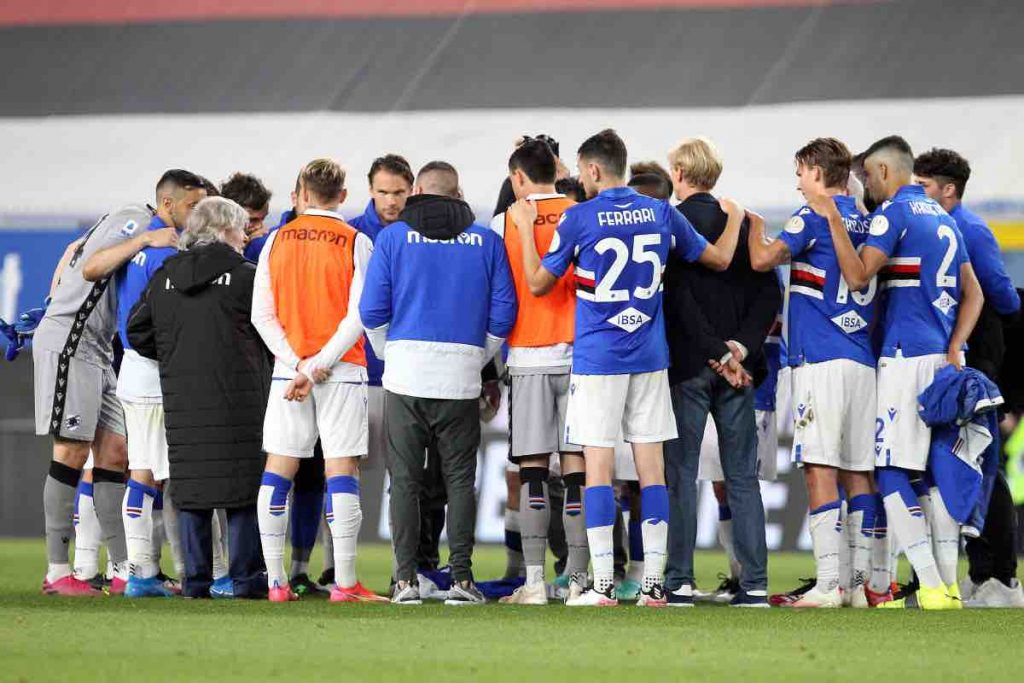 Sampdoria in campo