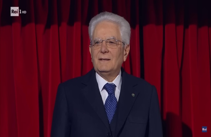 Sergio Mattarella a Sanremo