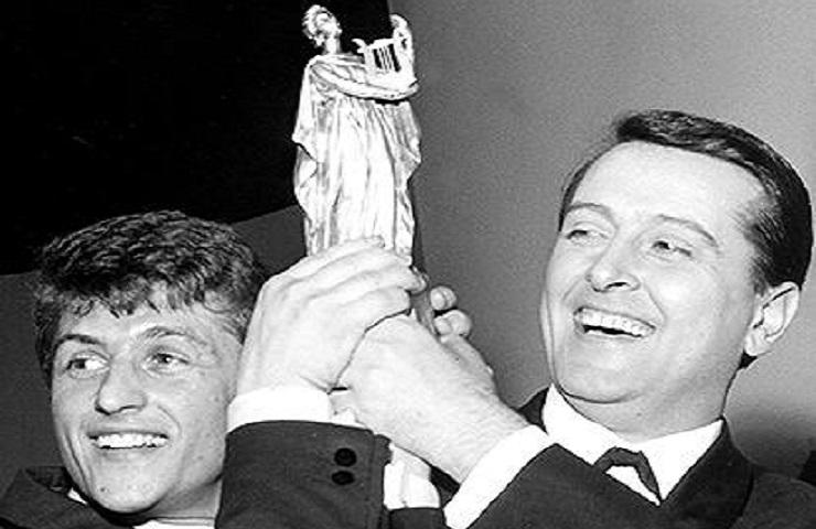 Tony Renis ed Emilio Pericoli nel 1963