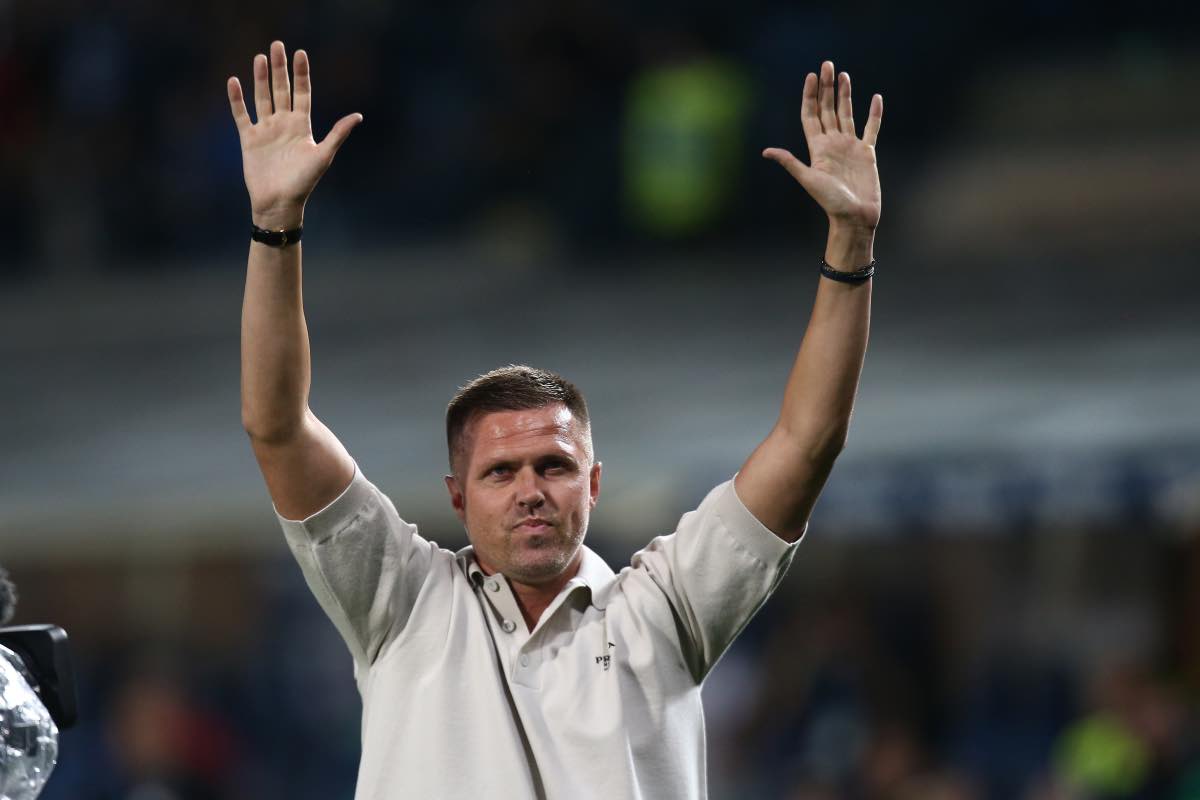 Ilicic saluta i tifosi dell'Atalanta
