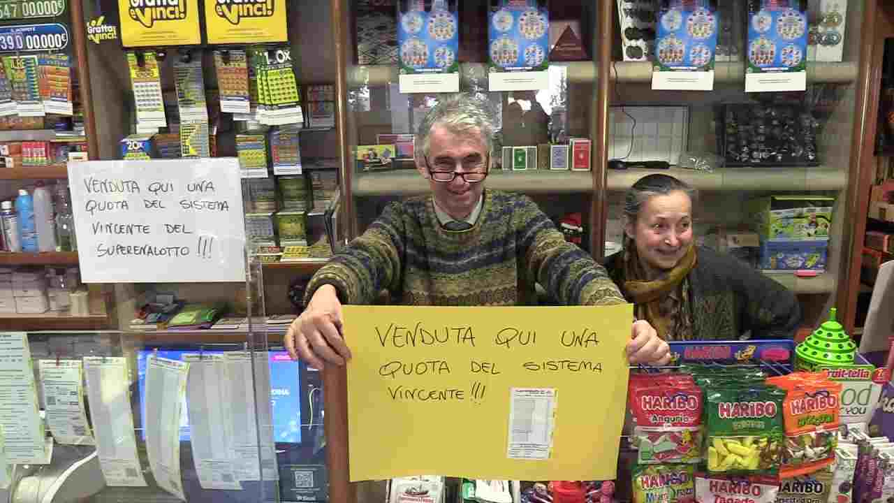 Vincita al SuperEnalotto