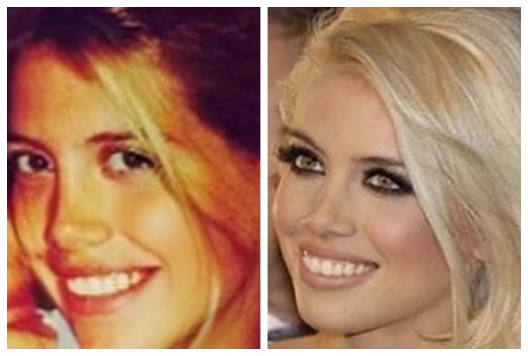 Wanda Nara giovanissima