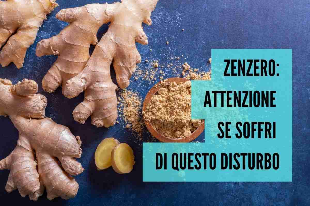 Zenzero quando evitare