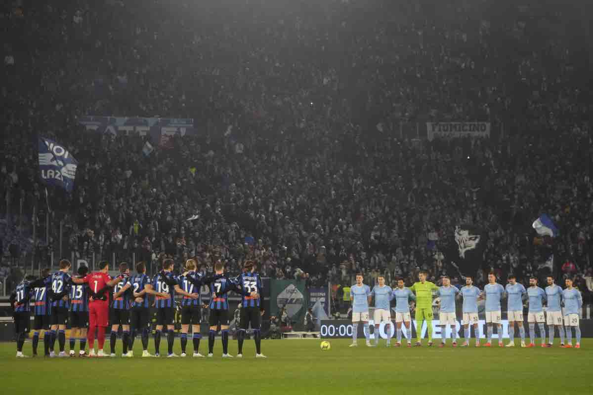 Lazio-Atalanta in campo