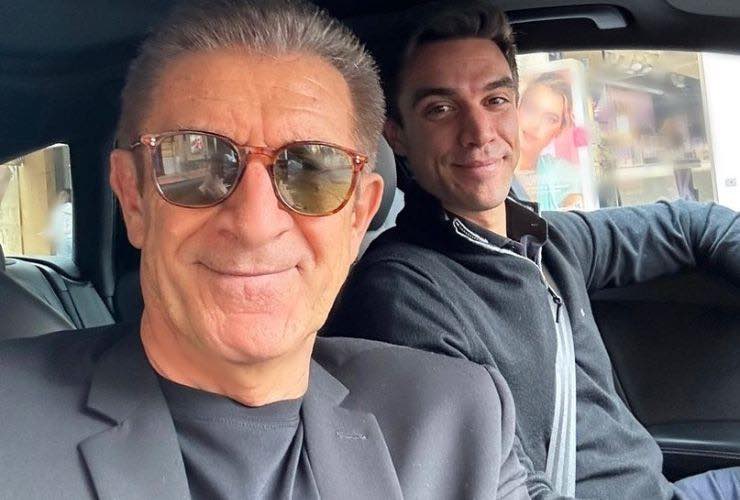 ezio greggio con il figlio gabriele