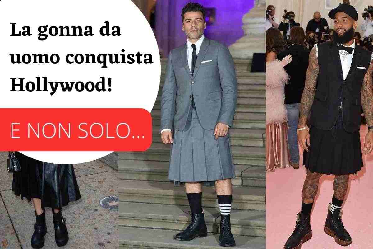 la gonna da uomo conquista hollywood