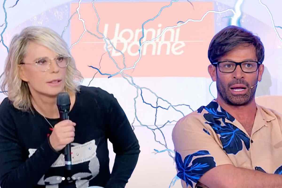 maria de filippi gianni sperti caos in studio