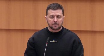 Zelensky al Parlamento europeo: “L’Ucraina vincerà e sarà membro Ue”