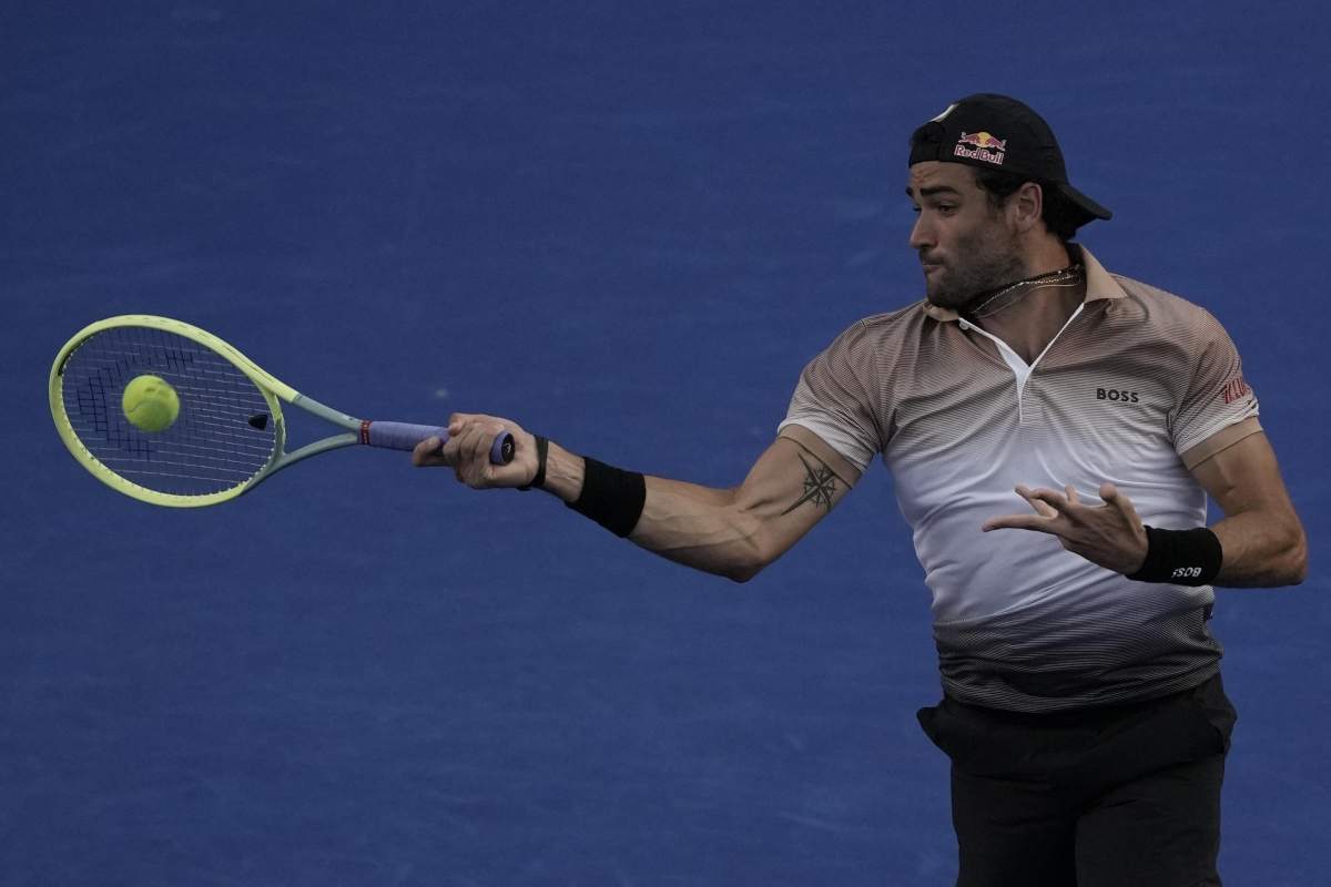 Berrettini ha superato in 44 minuti il suo avversario e ha anche esultato per il fratello Jacopo