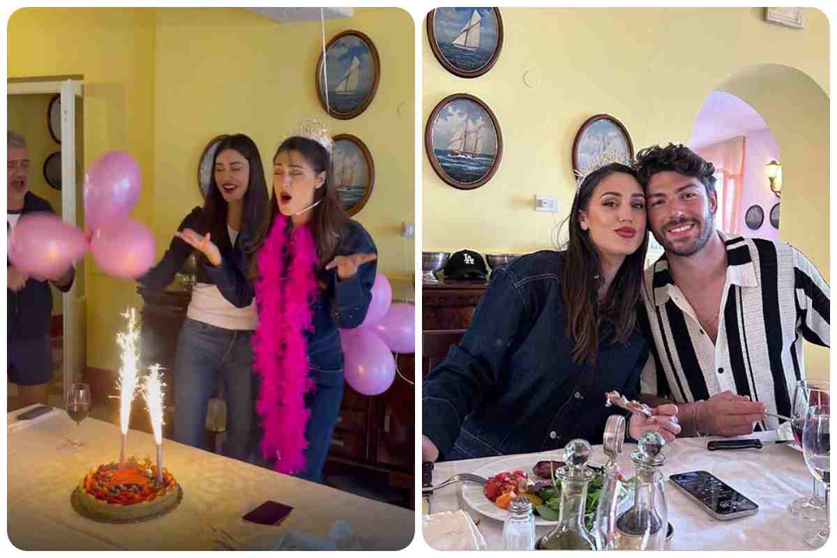 Cecilia con Belen ed Ignazio al compleanno Fonte Instagram