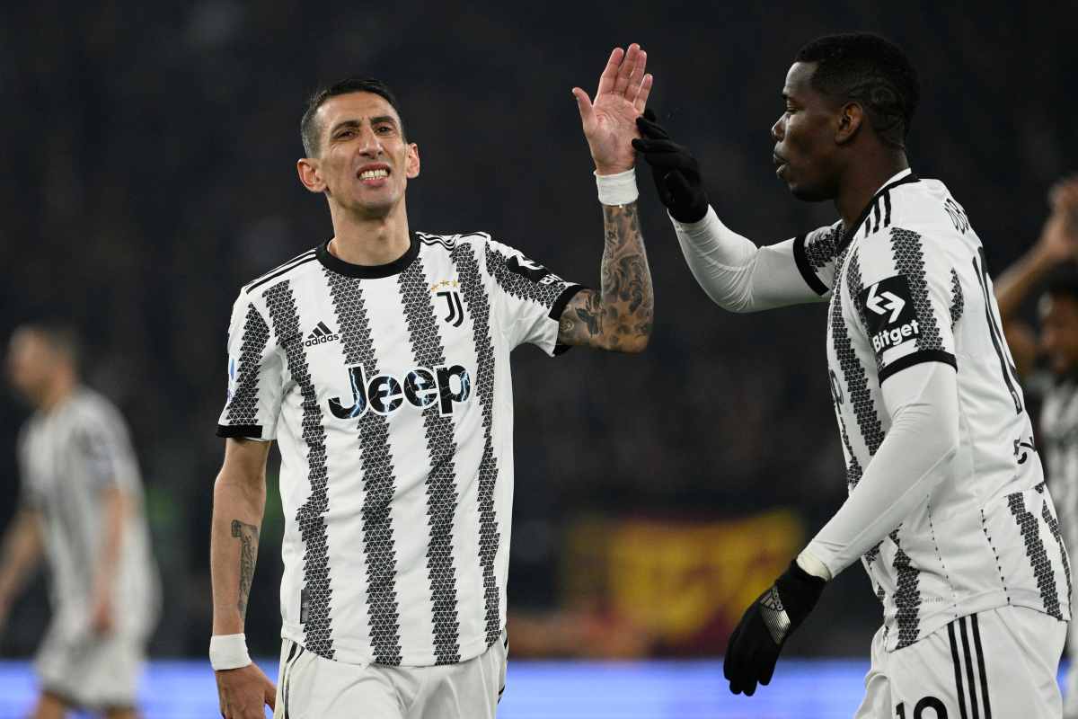 Di Maria e Pogba in campo Juventus