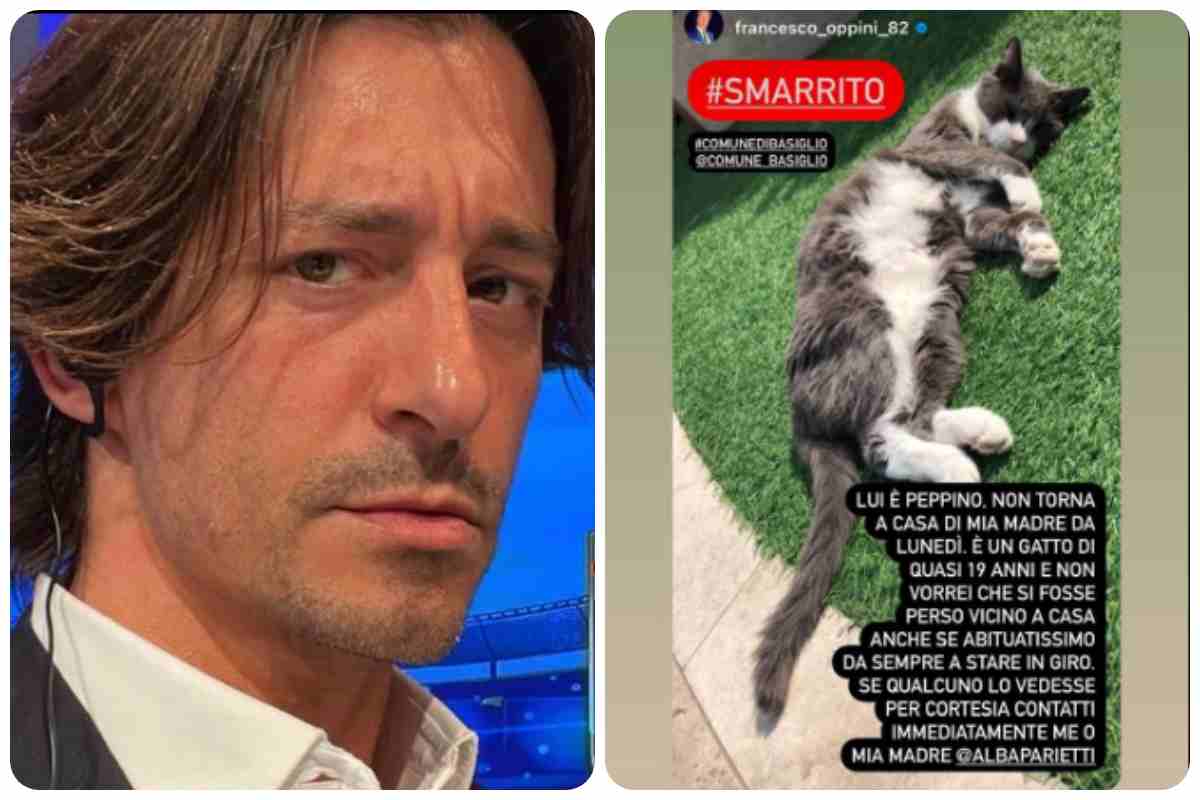 Francesco Oppini, appello Instagram