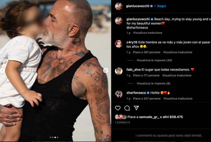 Gianluca Vacchi insieme a lei bellissima e dolcissima