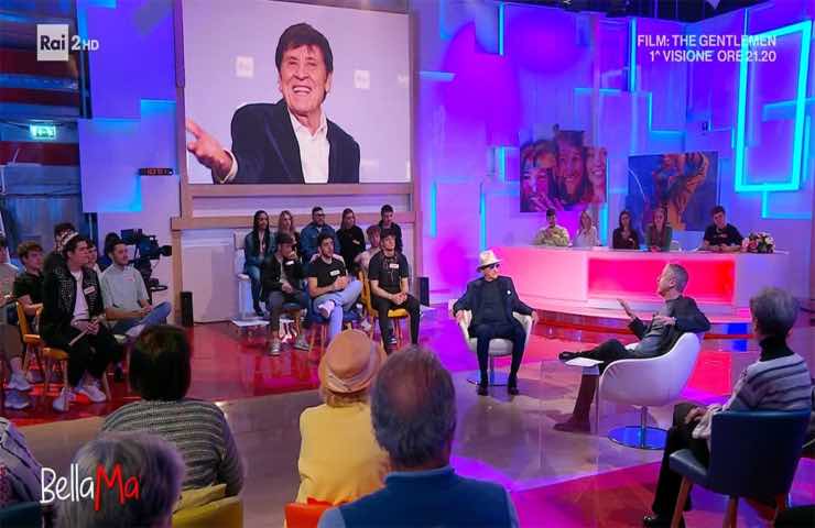 Gianni Morandi e la dedica strapalacrime