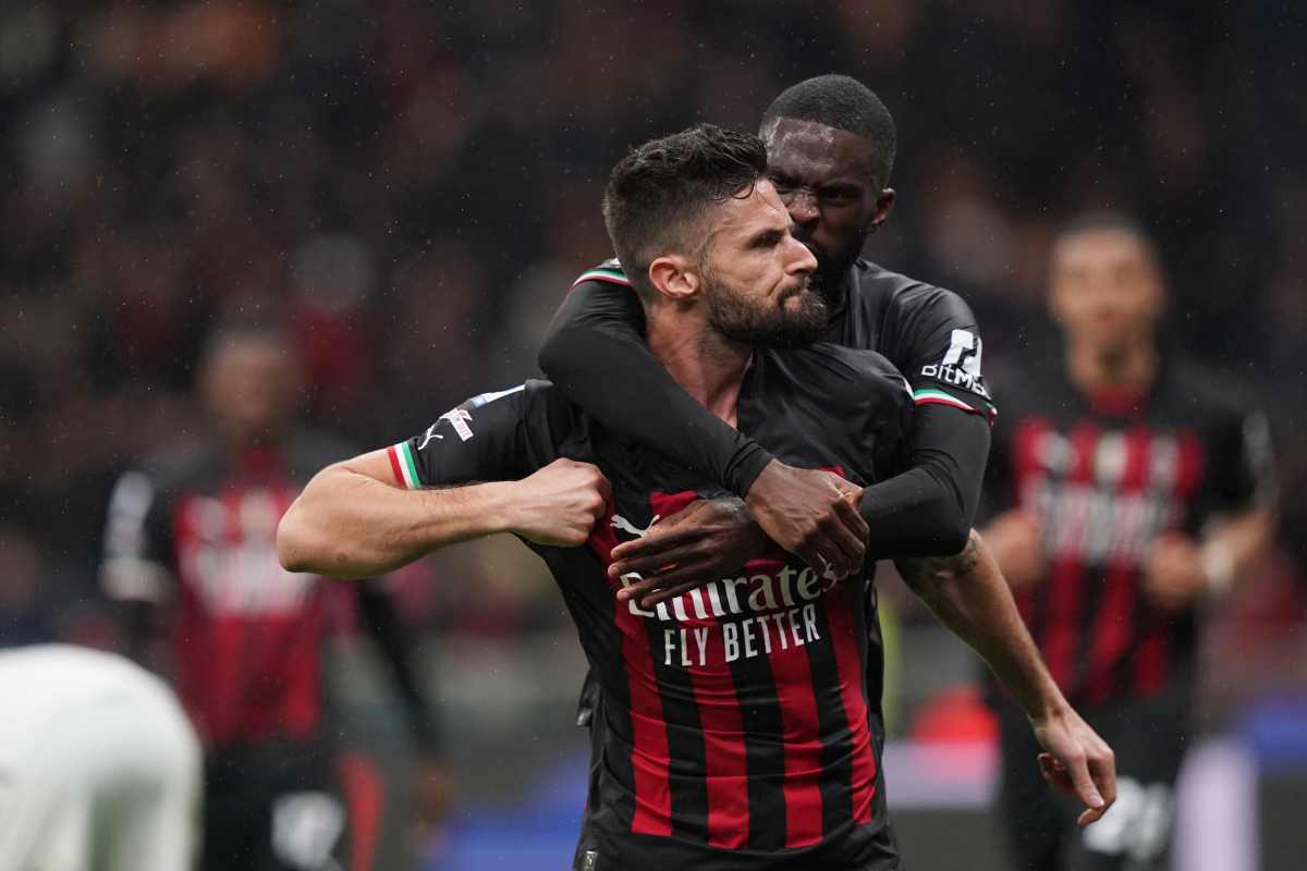 Giroud con Tomori