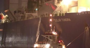 La nave rigassificatrice Golar Tundra è entrata nel porto di Piombino