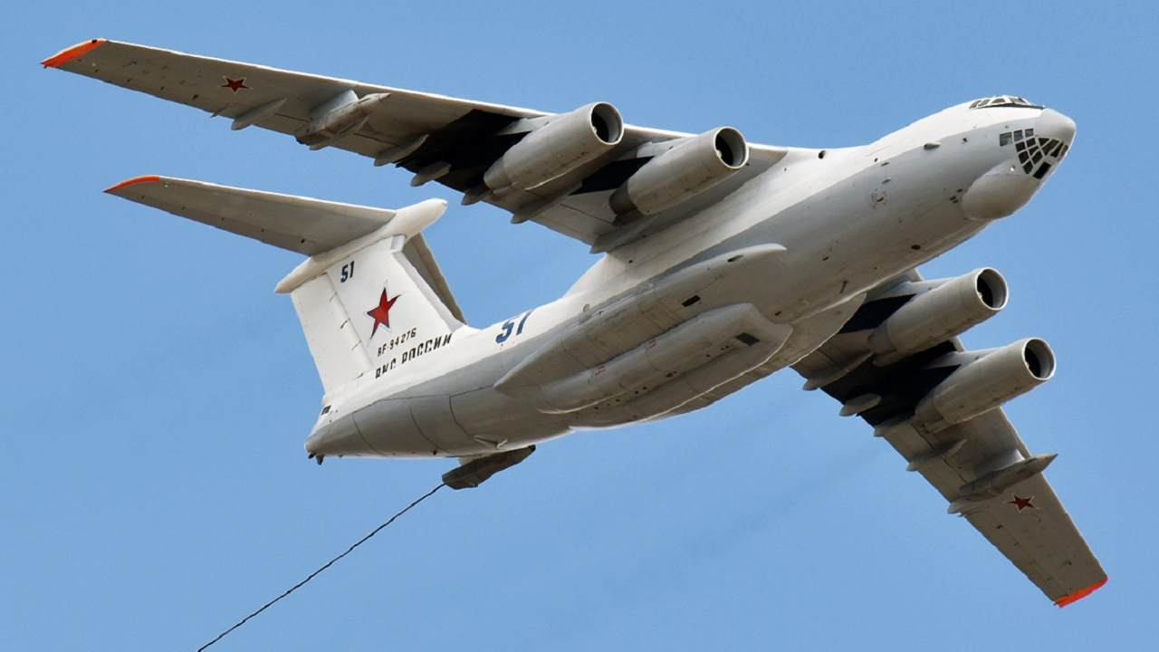 L'aereo russo Ilyushin Il-78 Midas