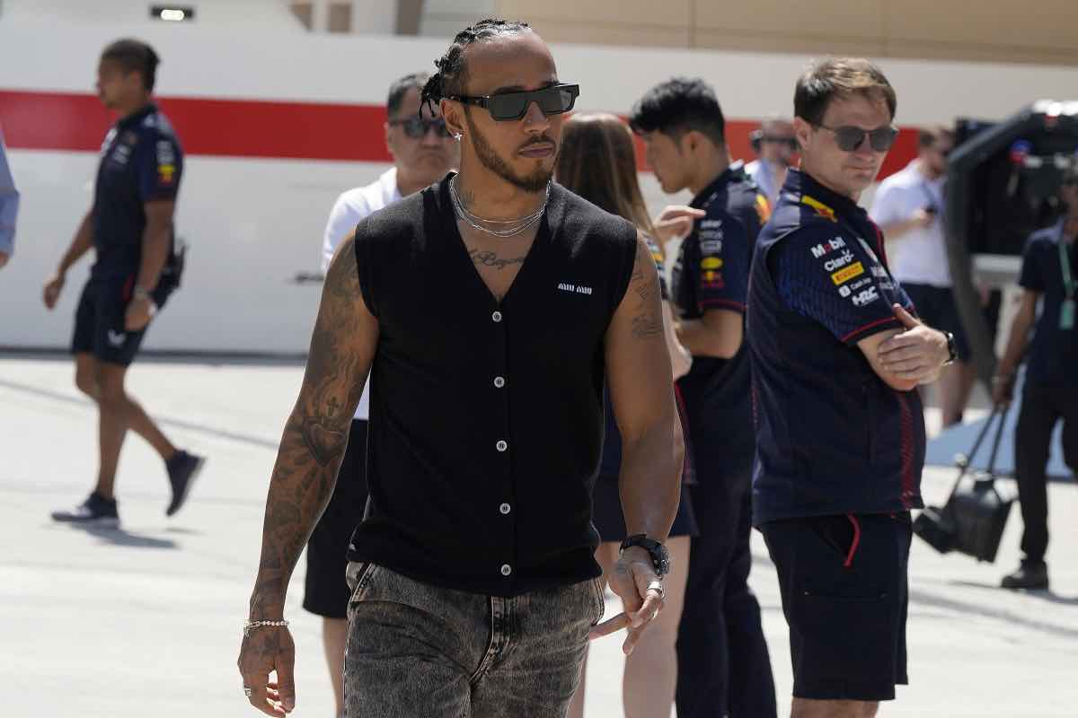 Lewis Hamilton a Bahrein