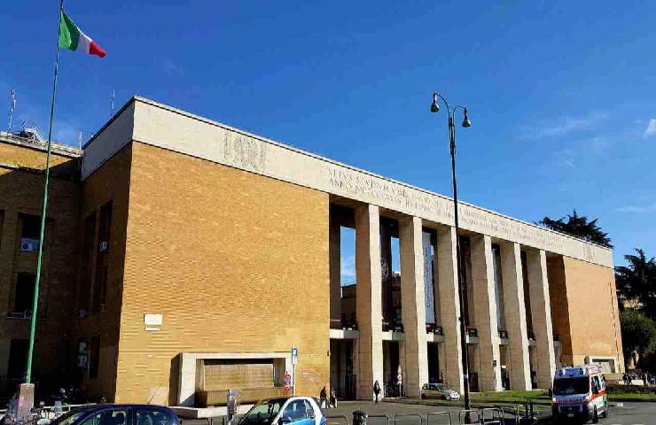 L'ingresso principale di La Sapienza