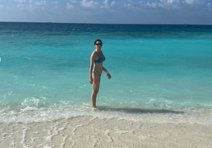 Luisa Ranieri costume Maldive