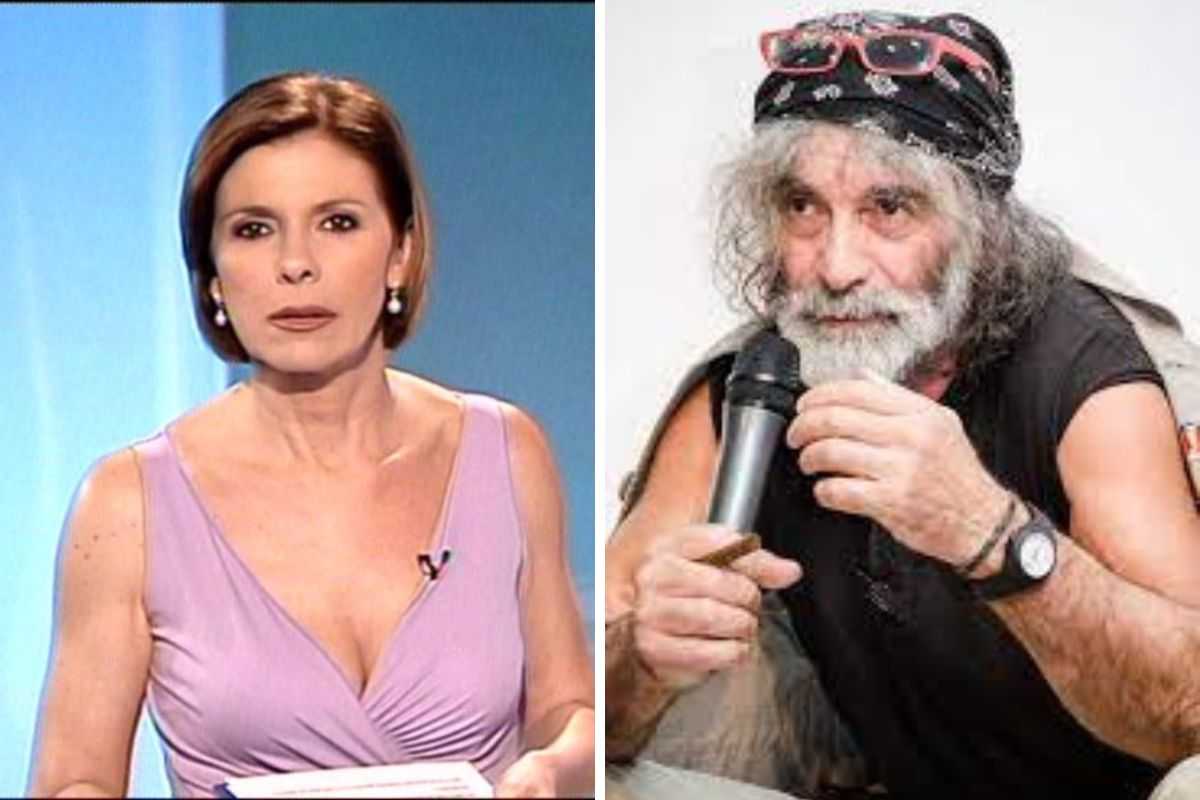 Mauro Corona e Bianca Berlinguer