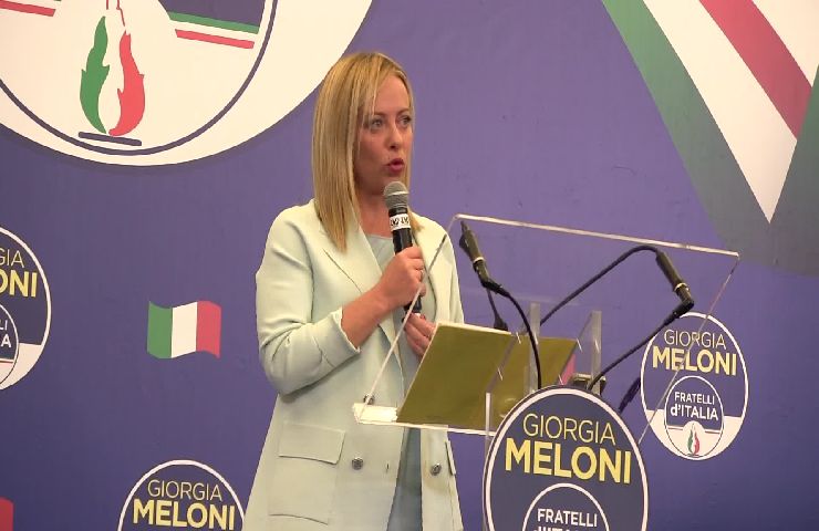 La presidente del Consiglio Giorgia Meloni