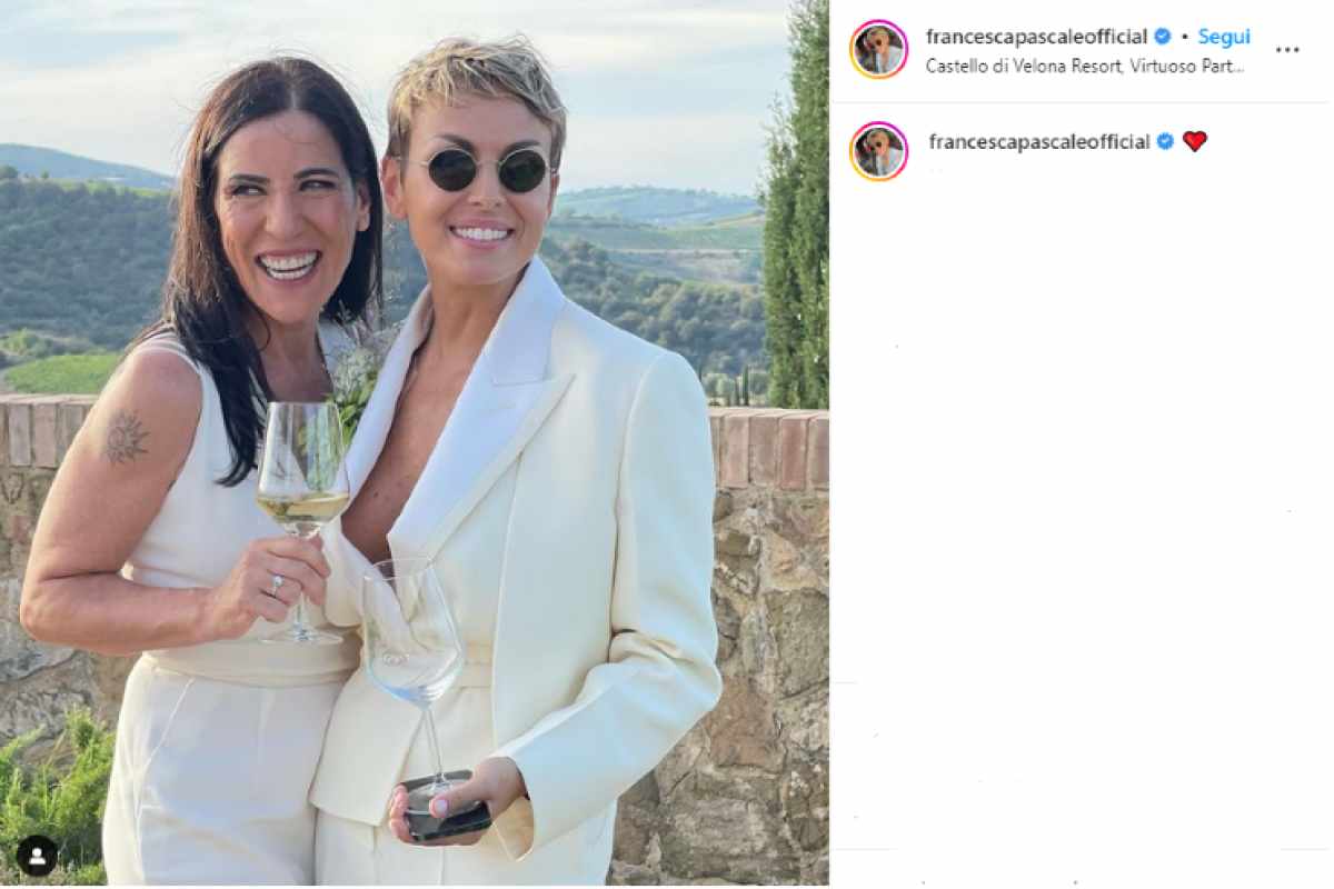 Paola Turci Francesca Pascale Instagram