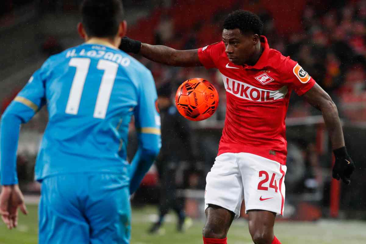 Quincy Promes contro il Napoli